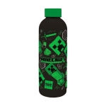Бутилка за вода Kids Euroswan - 3D Minecraft  Creeper, Black, 350 ml