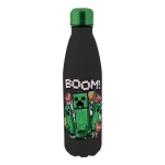 Бутилка за вода Kids Euroswan - Minecraft Boom, Black, 500 ml