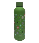 Бутилка за вода Kids Euroswan - Minecraft Icon, 500 ml, Black