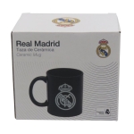 Керамична чаша CYP Brands - Real Madrid, Черна