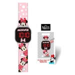 LED часовник Minnie - Розов