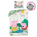 Детски спален комплект Halantex - Peppa Pig, Outside
