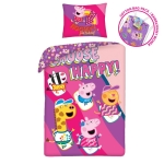 Детски спален комплект Halantex - Peppa Pig, Happy