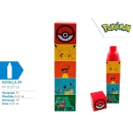 Квадратна бутилка за вода Kids Euroswan - Pokemon, 650 ml