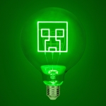 Неонова крушка Paladone - Minecraft