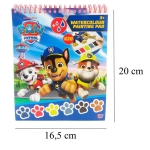 Скицник за оцветяване CYP Brands - Paw Patrol, С водни бои