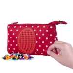 Ученически несесер Pixie Crew - Polka Dot, Червен