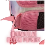 Ученическа ергономична раница Pixie Crew - Hearts & Paws, Pink