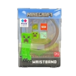 Детска гривна с пиксели Pixie Crew - Minecraft, Black