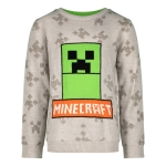 Пуловер Minecraft - Creeper, Grey