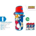 Алуминиева бутилка с дръжка Kids Euroswan - Sonic, 600ml