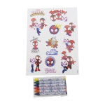 Сет плик за оцветяване CYP Brands - Spidey