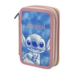 Ученически несесер с пособия Kids Licensing Stitch - с 2 ципа