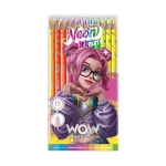 Цветни моливи Kids Euroswan WOW Generation - 12 броя, асортимент