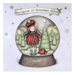 Коледна картичка Santoro Gorjuss - Snowglobe