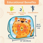 Игрален комплект Battat - Велкро дартс, 12 части