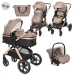 Комбинирана количка Lorelli - Viola Set, Pearl Beige