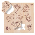 Творчески комплект Hape - Направи си сам магнити, Вълшебни приятели