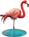 Пъзел Wow - Фламинго, 100 части