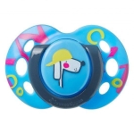 Ортодонтични залъгалки Tommee Tippee - Fun Style, 6-18 m, 2 броя, Кучета