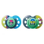 Ортодонтични залъгалки Tommee Tippee - Fun Style, 18-36 m, Зелени котки